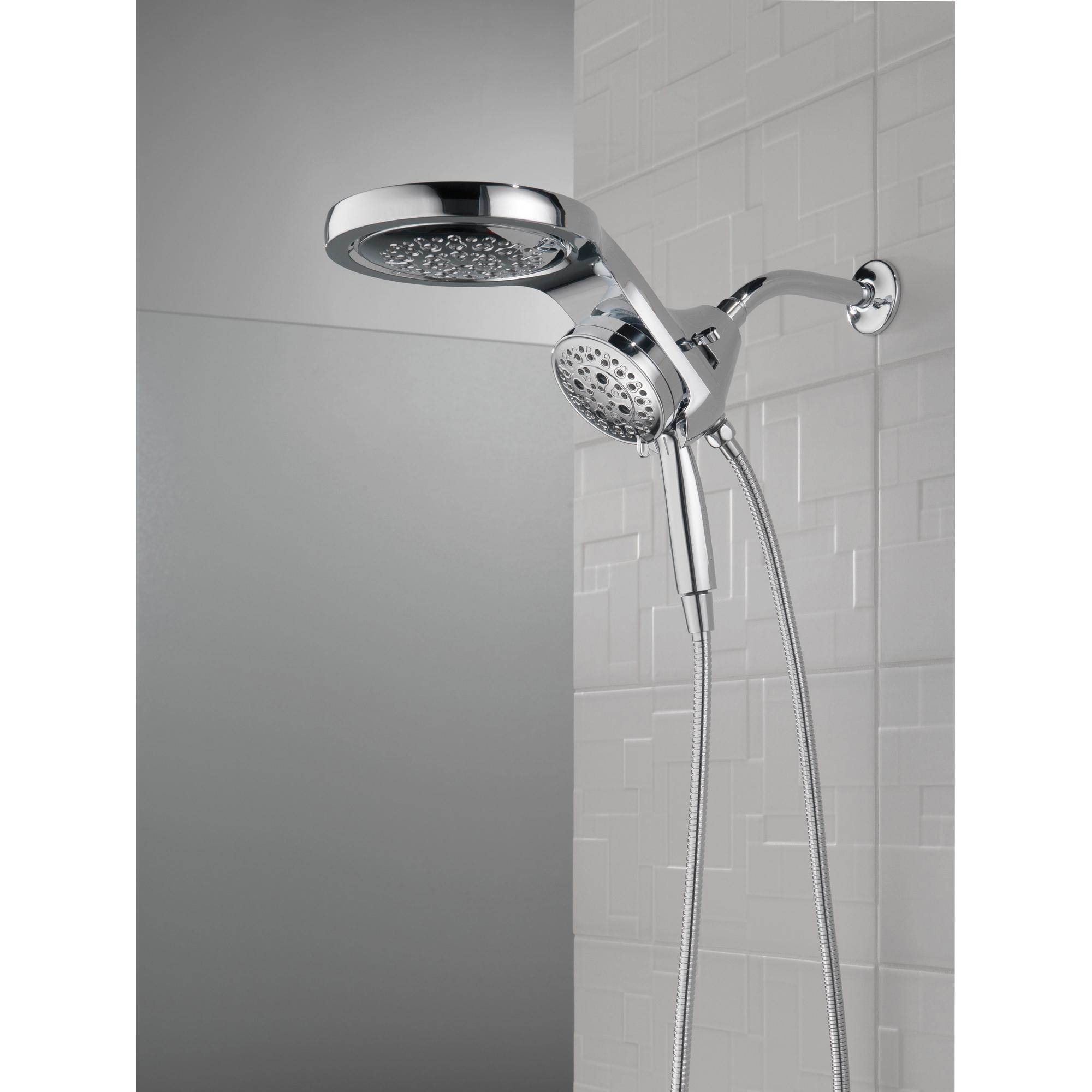 DELTA® Universal Showering 58680-25 Shower, 4-1/8 in Spray Face, 2.5 gpm, 60 to 82 in L Hose, Chrome thumbnail 3
