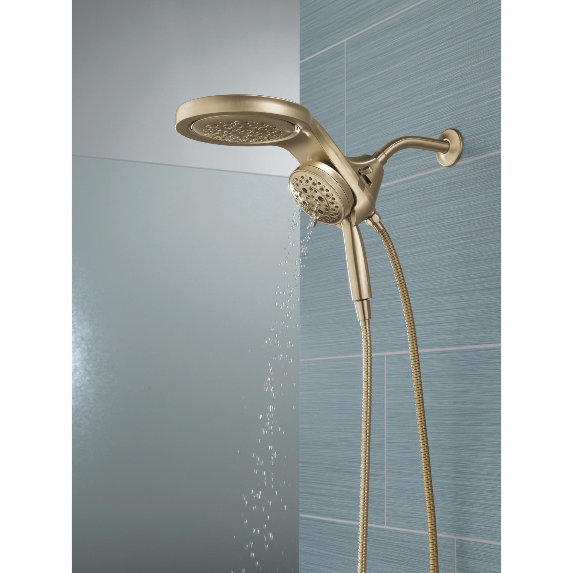 DELTA® Universal Showering 58680-CZ25 Shower, 4-1/8 in Spray Face, 2.5 gpm, 60 to 82 in L Hose, Champagne Bronze thumbnail 4