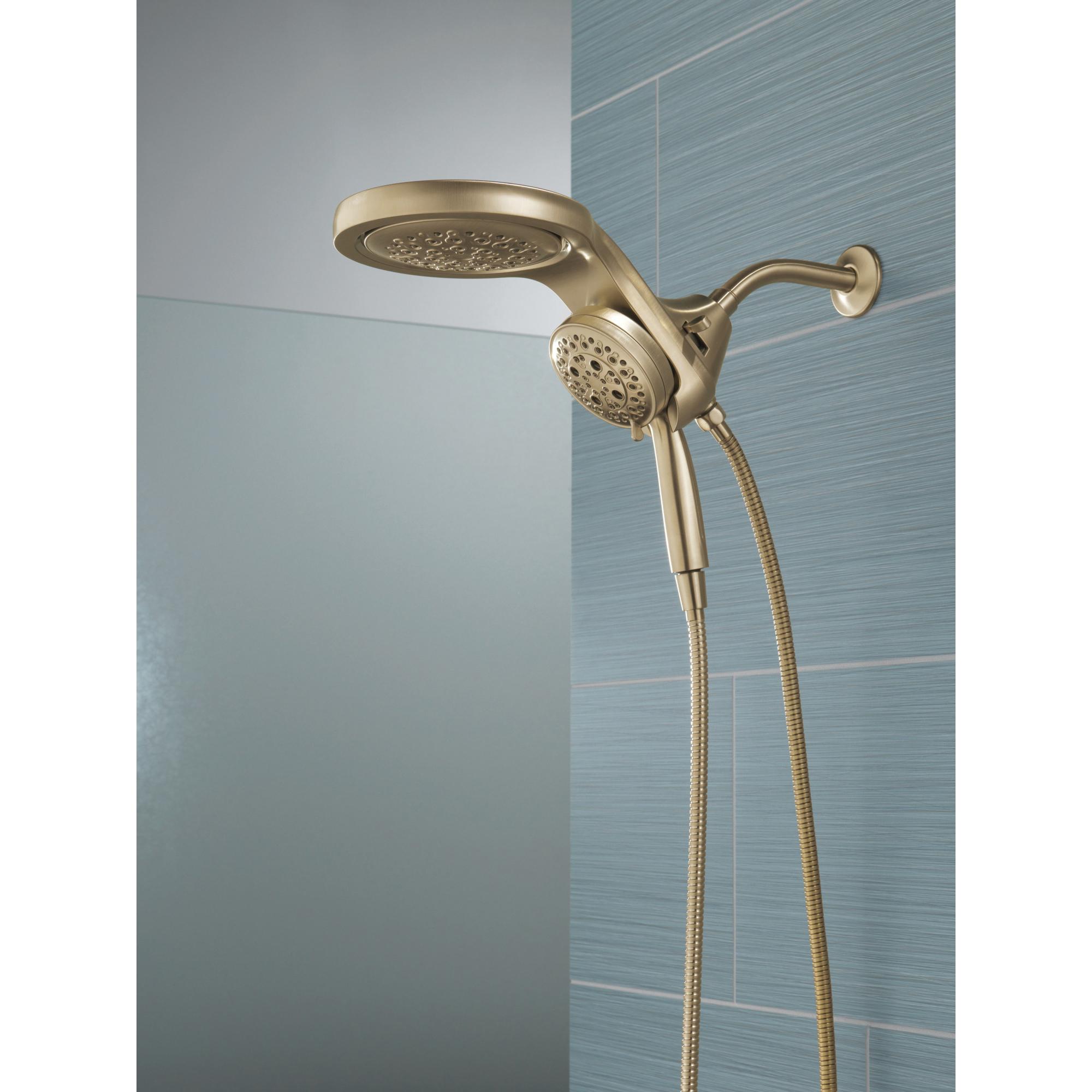 DELTA® Universal Showering 58680-CZ25 Shower, 4-1/8 in Spray Face, 2.5 gpm, 60 to 82 in L Hose, Champagne Bronze thumbnail 3