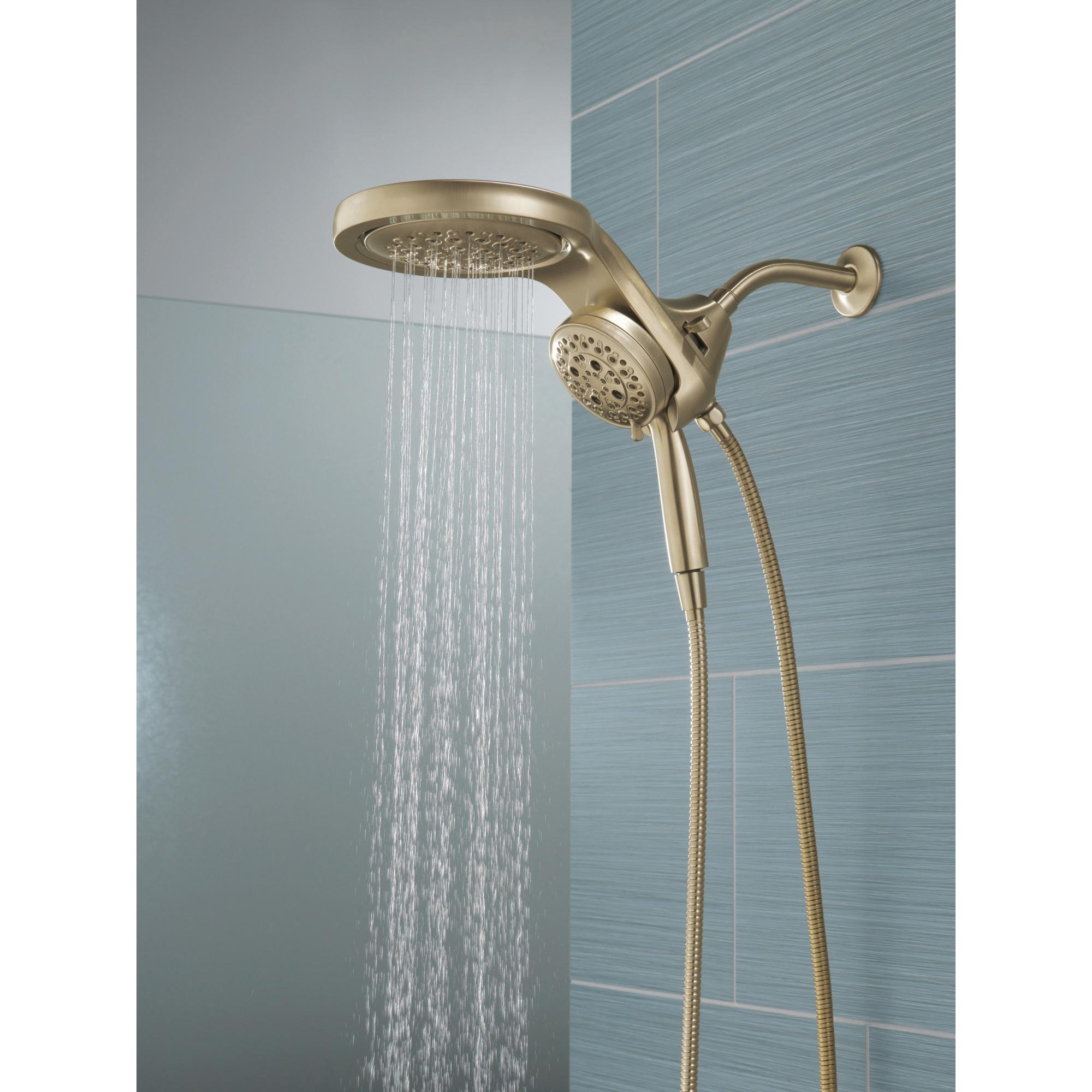 DELTA® Universal Showering 58680-CZ25 Shower, 4-1/8 in Spray Face, 2.5 gpm, 60 to 82 in L Hose, Champagne Bronze thumbnail 2