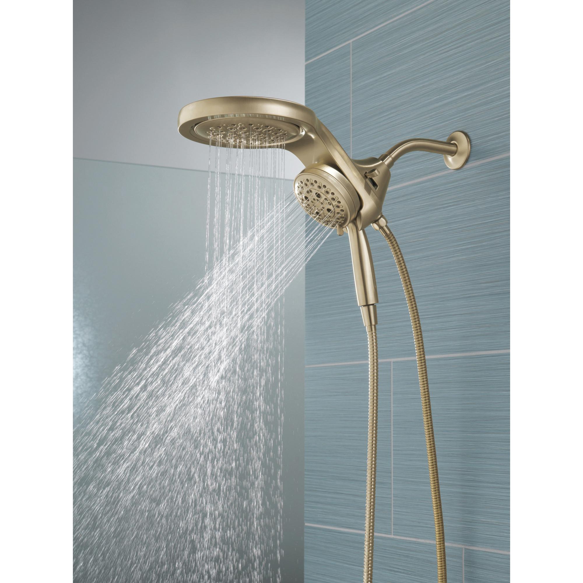 DELTA® Universal Showering 58680-CZ Shower, 4-1/8 in Spray Face, 1.75 gpm, 60 to 82 in L Hose, Champagne Bronze thumbnail 4