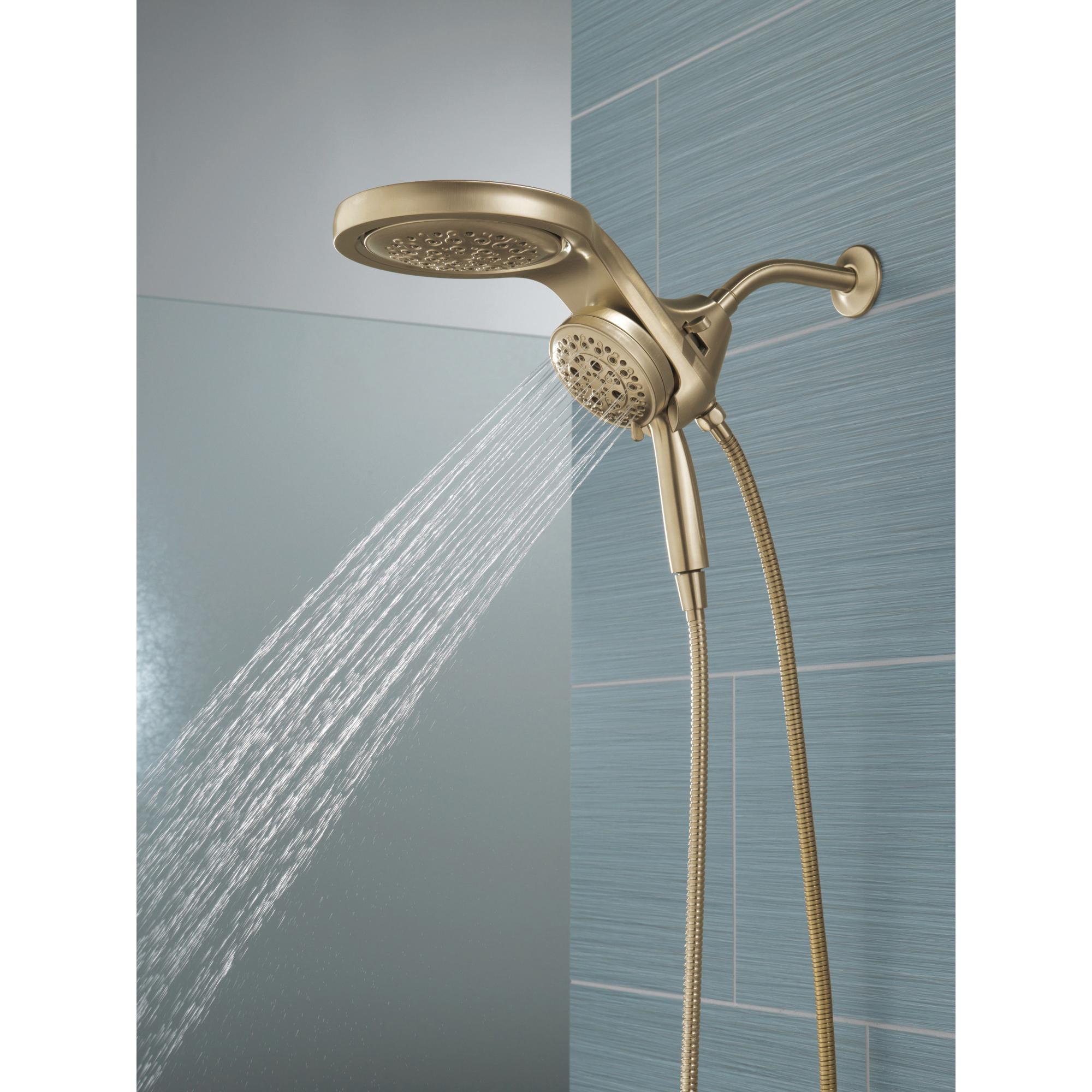 DELTA® Universal Showering 58680-CZ Shower, 4-1/8 in Spray Face, 1.75 gpm, 60 to 82 in L Hose, Champagne Bronze thumbnail 2