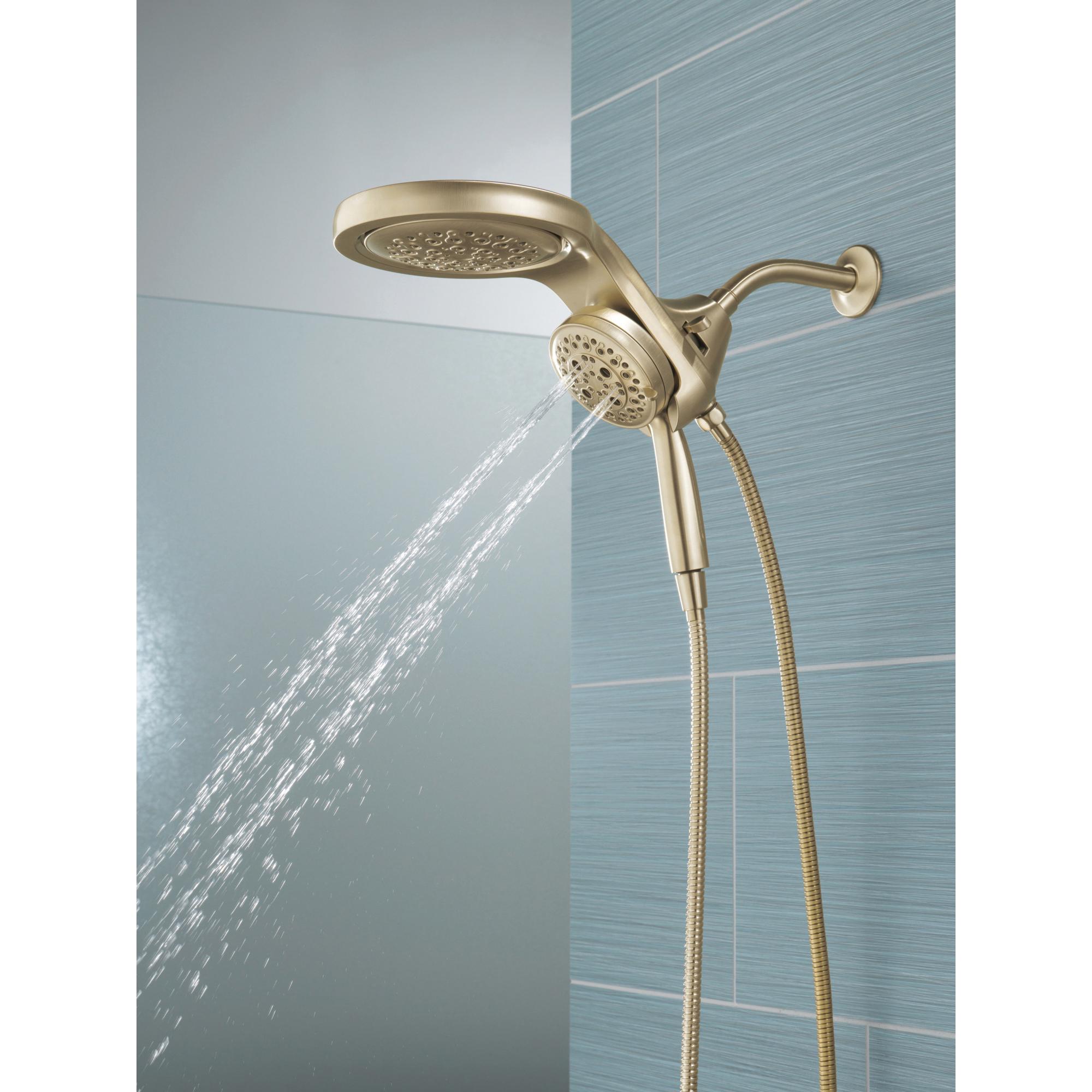 DELTA® Universal Showering 58680-CZ Shower, 4-1/8 in Spray Face, 1.75 gpm, 60 to 82 in L Hose, Champagne Bronze thumbnail 3