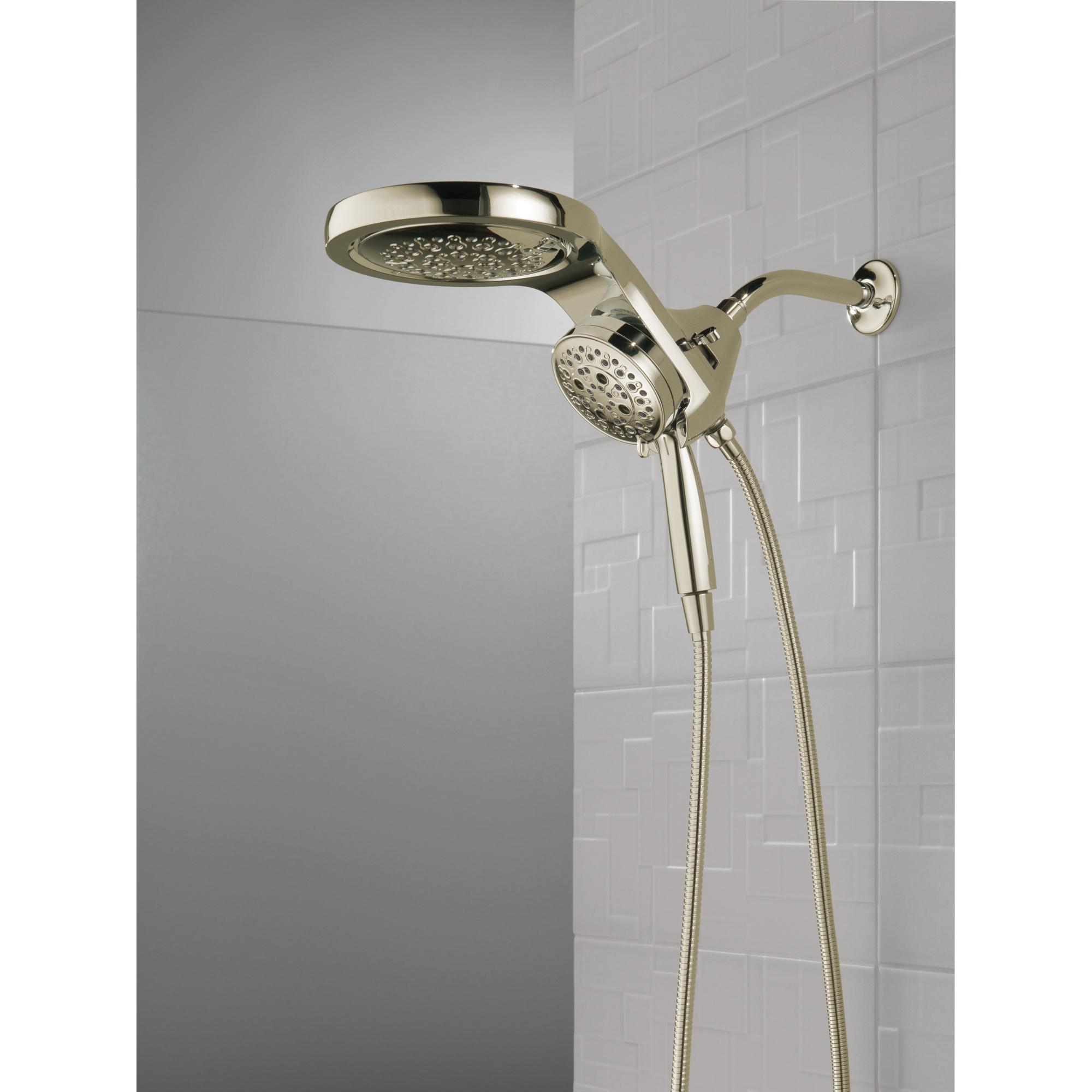 DELTA® Universal Showering 58680-PN25 Shower, 4-1/8 in Spray Face, 2.5 gpm, 60 to 82 in L Hose, Polished Nickel thumbnail 3