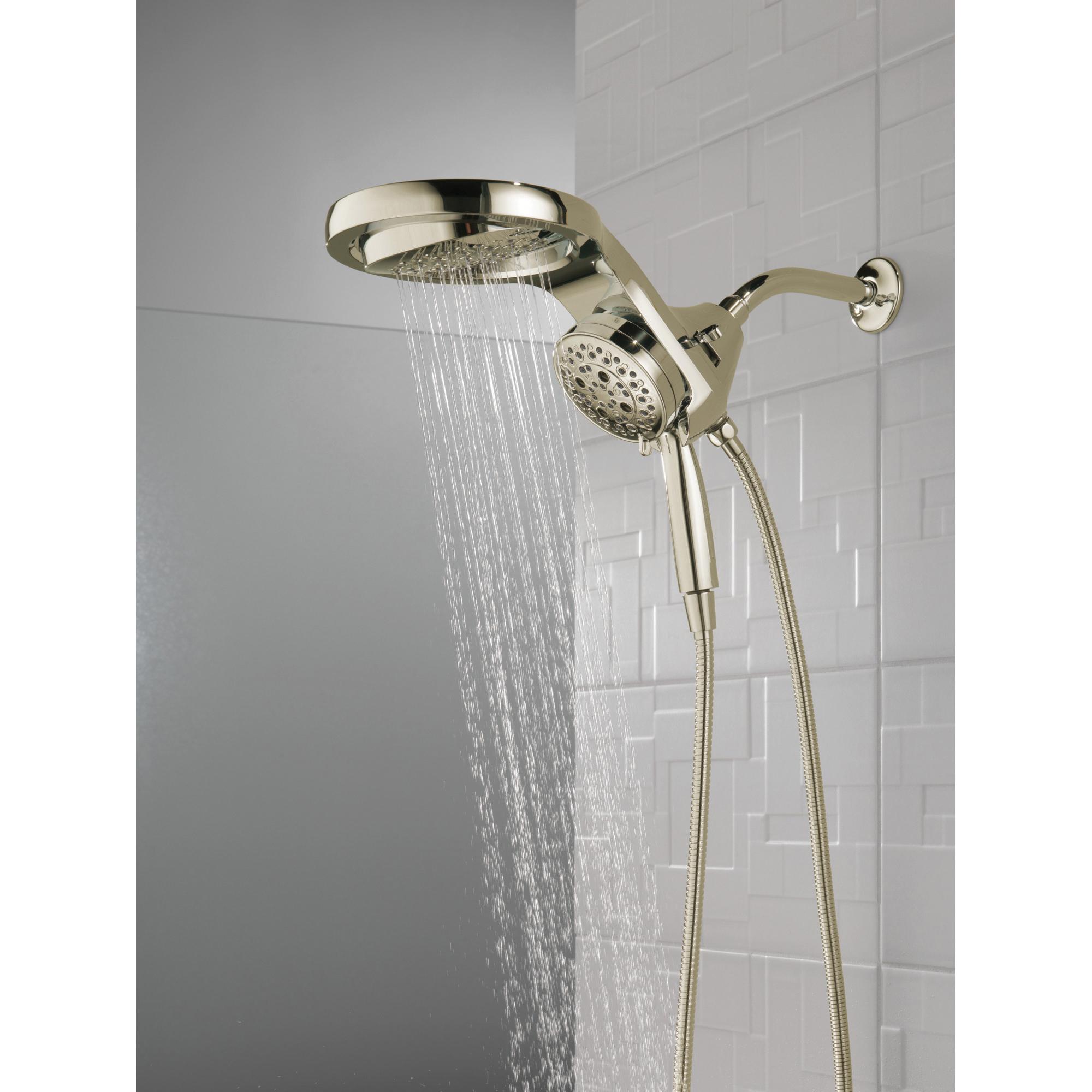 DELTA® Universal Showering 58680-PN25 Shower, 4-1/8 in Spray Face, 2.5 gpm, 60 to 82 in L Hose, Polished Nickel thumbnail 2