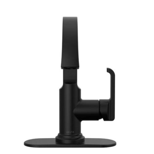 DELTA® Tetra® 588SH-BL-DST Bathroom Faucet, 1-Handle, Deck, Single-Handle, Pop-Up, Matte Black thumbnail 4