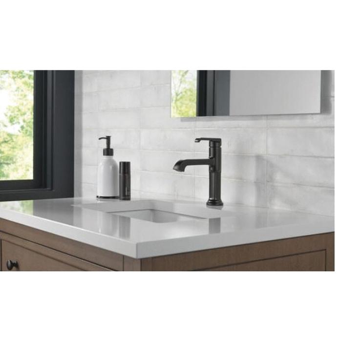 DELTA® Tetra® 589-BL-DST Bathroom Faucet, 1-Handle, Deck, Single-Handle, Pop-Up, Matte Black thumbnail 2