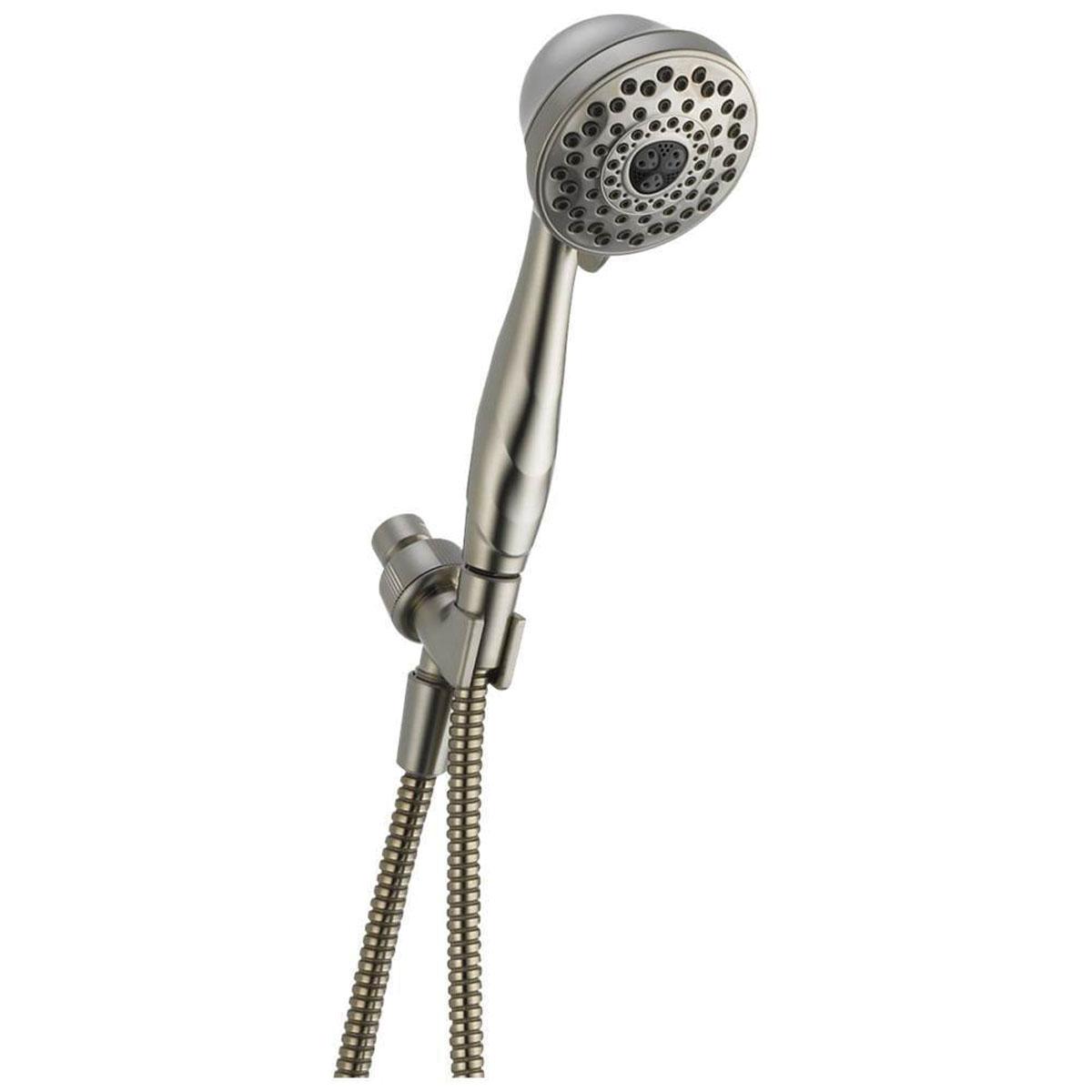 DELTA® 59346-SS-PK Hand Shower, 3-13/16 in Spray Face, 1.75 gpm, 60 in L Hose, Brilliance Stainless
