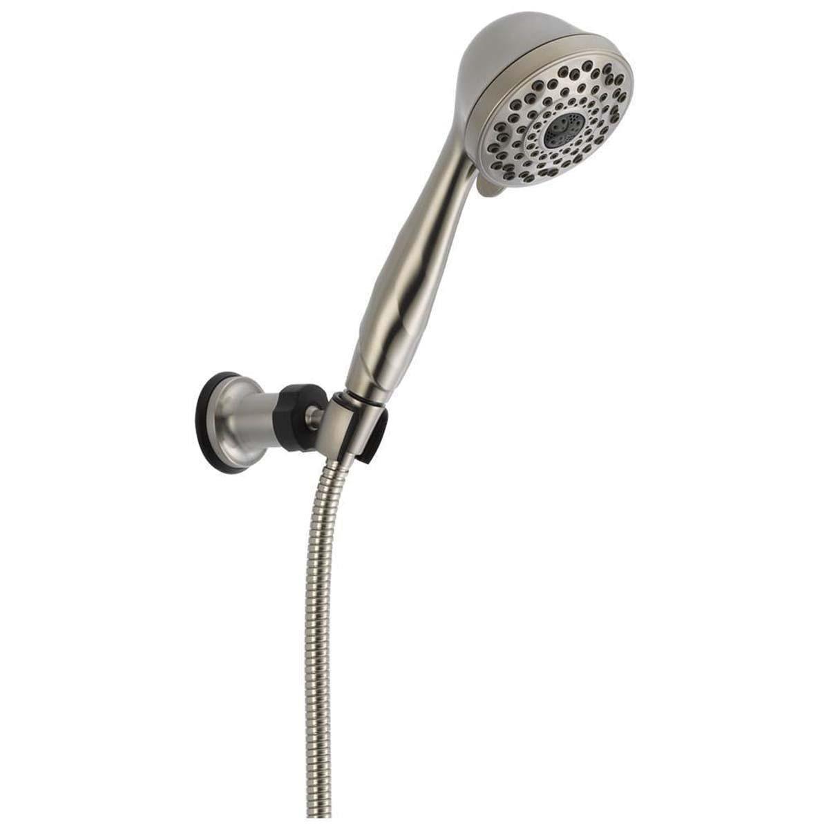 DELTA® 59716-SS Hand Shower, 3-13/16 in Spray Face, 1.75 gpm, 60 to 82 in L Hose, Brilliance Stainless