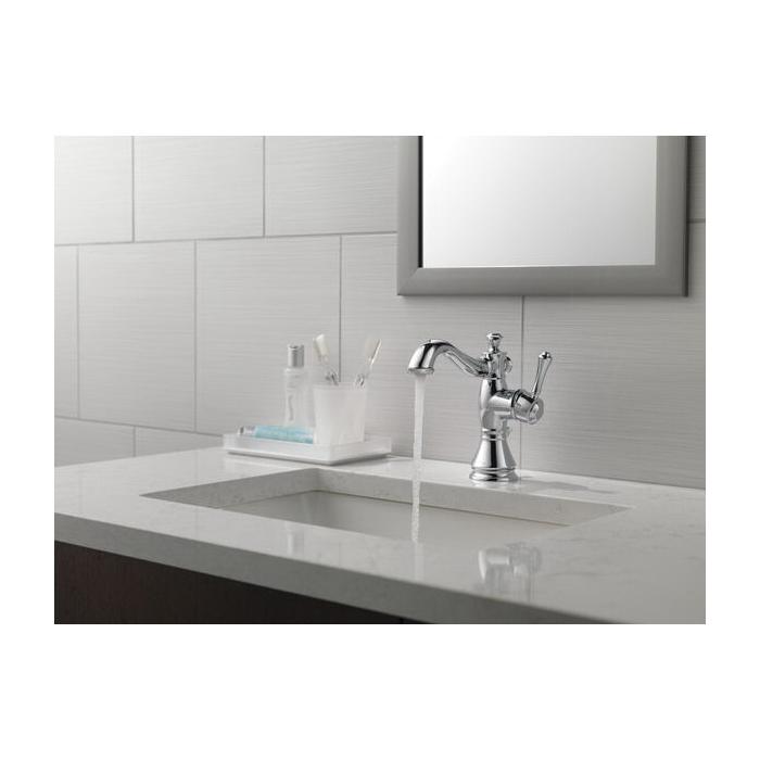 DELTA® Cassidy® 597LF-MPU Bathroom Faucet, 1-Handle, Deck, Pop-Up, Chrome thumbnail 2