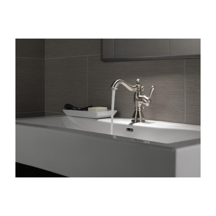 DELTA® Cassidy® 597LF-SSMPU Bathroom Faucet, 1-Handle, Deck, Single-Handle, Pop-Up, Brilliance® Stainless thumbnail 2
