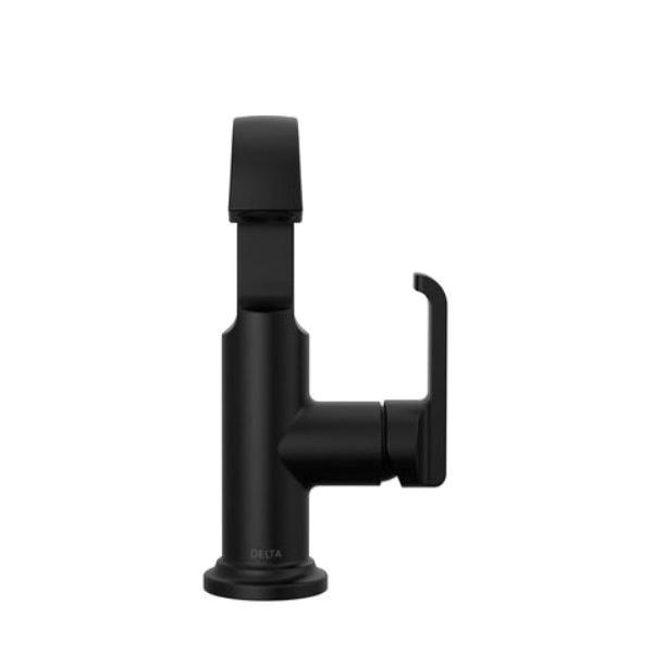 DELTA® Tetra® 689-BL-DST Bathroom Faucet, 1-Handle, Deck, Vessel, Matte Black thumbnail 3