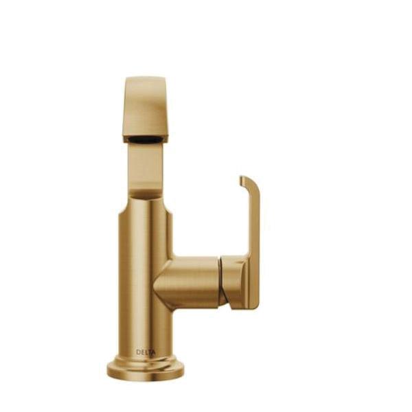 DELTA® Tetra® 689-CZ-PR-DST Bathroom Faucet, 1-Handle, Deck, Vessel, Lumicoat® Champagne Bronze thumbnail 3