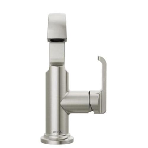 DELTA® Tetra® 689-SS-PR-DST Bathroom Faucet, 1-Handle, Deck, Vessel, Lumicoat® Stainless thumbnail 3