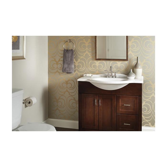 DELTA® Lahara® 73846-SS Towel Ring, 7-7/16 in Dia Ring, 8-3/16 in OAH, Zinc thumbnail 2
