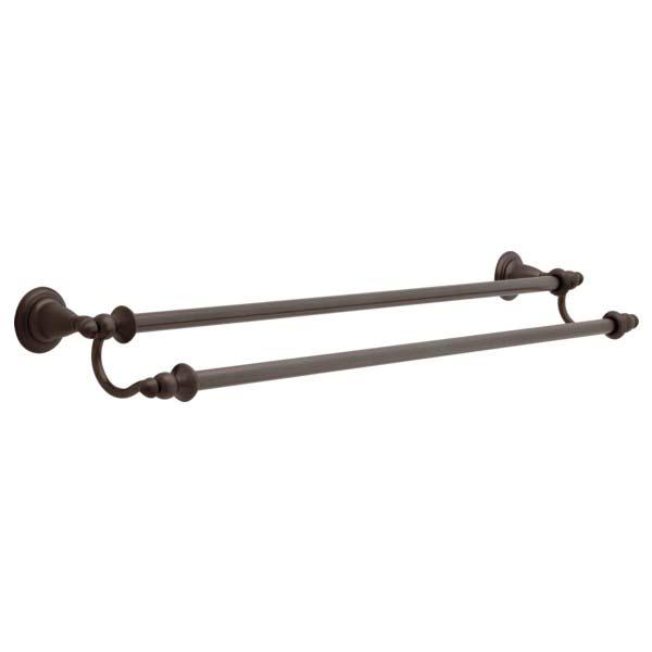 DELTA® Victorian® 75224-RB Towel Bar, 24 in L Bar, 3-5/16 in OAH, 6-1/4 in OAW, Metal