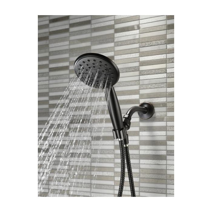 DELTA® Porter® 75532COB Hand Shower, 5 in Spray Face, 1.75 gpm, 72 in L Hose, Oil-Rubbed Bronze