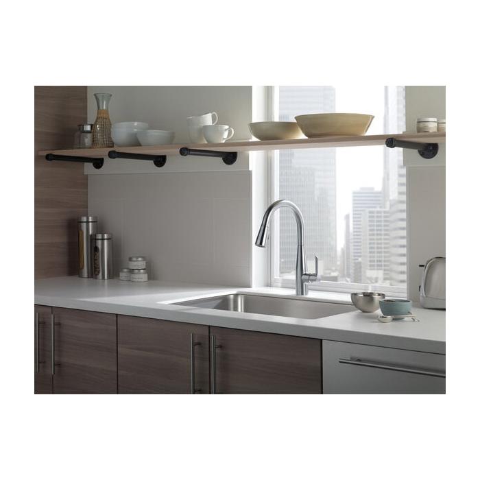 DELTA® Essa® 9113-AR-DST Kitchen Faucet, Deck, Pull-Down, Arctic Stainless thumbnail 4