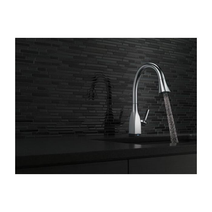 DELTA® Mateo® 9183T-AR-DST Kitchen Faucet, Deck, Pull-Down, Arctic Stainless thumbnail 4