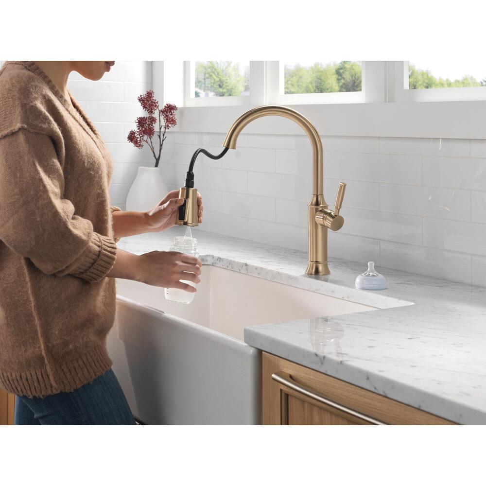 DELTA® Renaldi™ 9184-CZ-PR-DST Kitchen Faucet, Pull-Down, Lumicoat® Champagne Bronze thumbnail 3