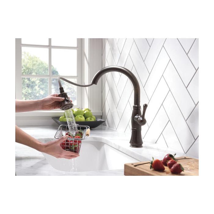 DELTA® Cassidy® 9197-RB-DST Kitchen Faucet, Deck, Pull-Down, Venetian Bronze® thumbnail 3