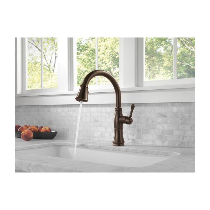 DELTA® Cassidy® 9197-RB-DST Kitchen Faucet, Deck, Pull-Down, Venetian Bronze® thumbnail 4