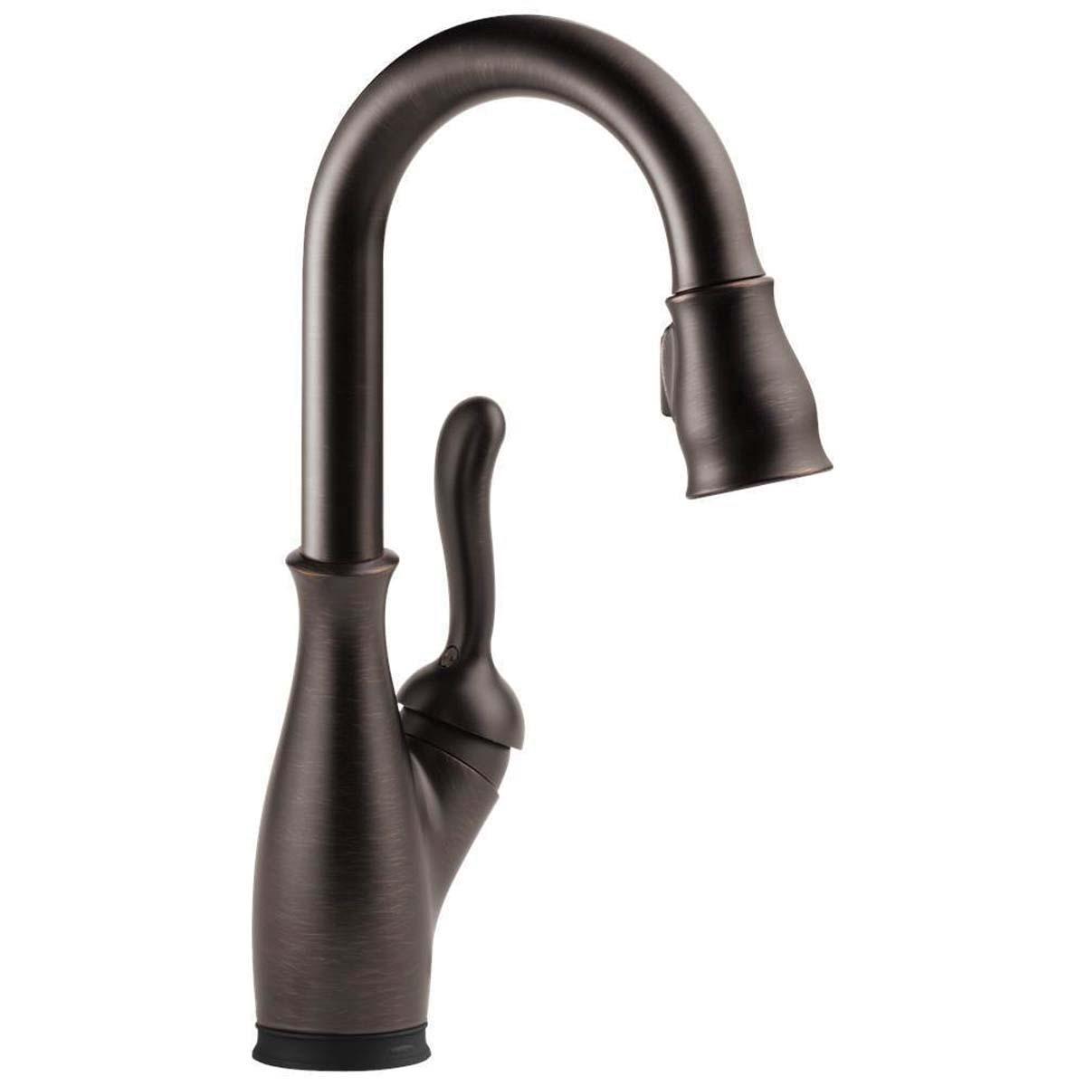 DELTA® Leland® 9678T-RB-DST Bar/Prep Faucet, Deck, Pull-Down, Venetian Bronze®