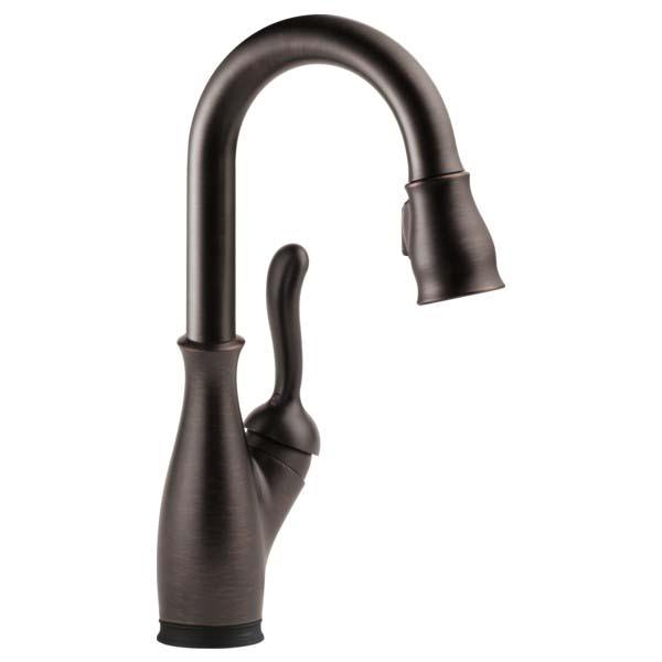 DELTA® Leland® 9678T-RB-DST Bar/Prep Faucet, Deck, Pull-Down, Venetian Bronze® thumbnail 2