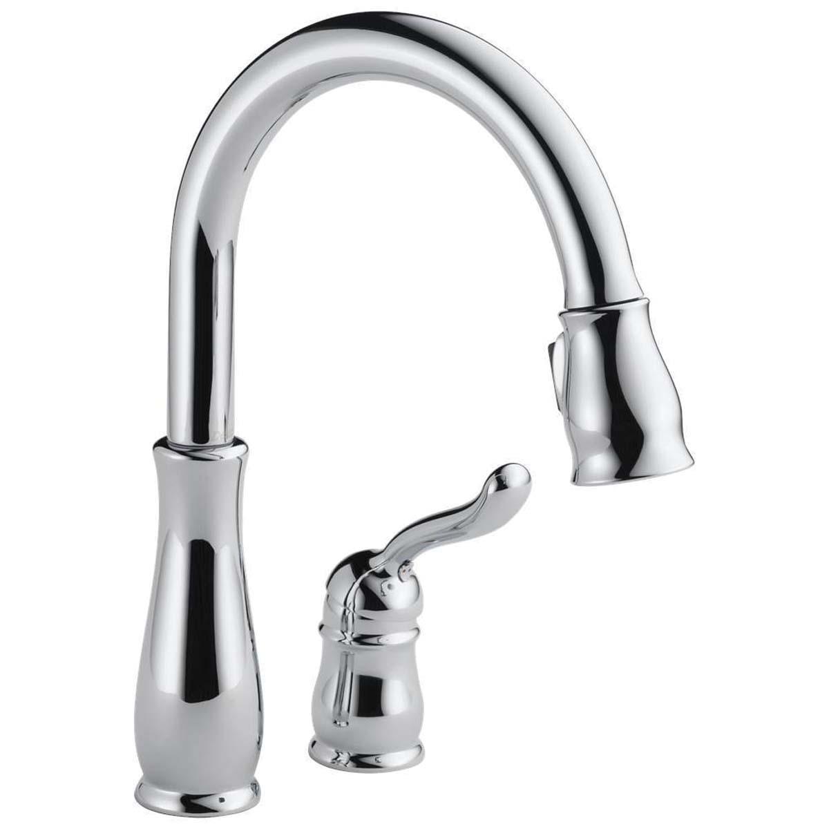 DELTA® Leland® 978-DST Kitchen Faucet, Touch, Deck, Pull-Down, Chrome