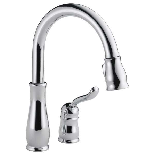 DELTA® Leland® 978-DST Kitchen Faucet, Touch, Deck, Pull-Down, Chrome thumbnail 2