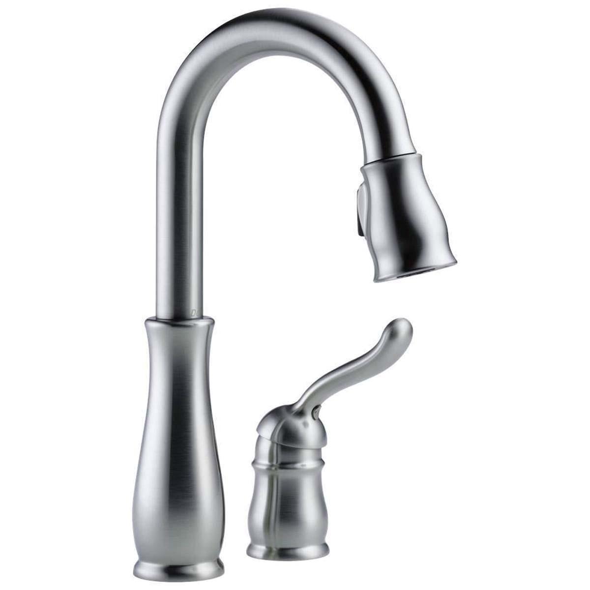 DELTA® Leland® 9978-AR-DST Bar/Prep Faucet, Deck, Pull-Down, Arctic Stainless thumbnail 2