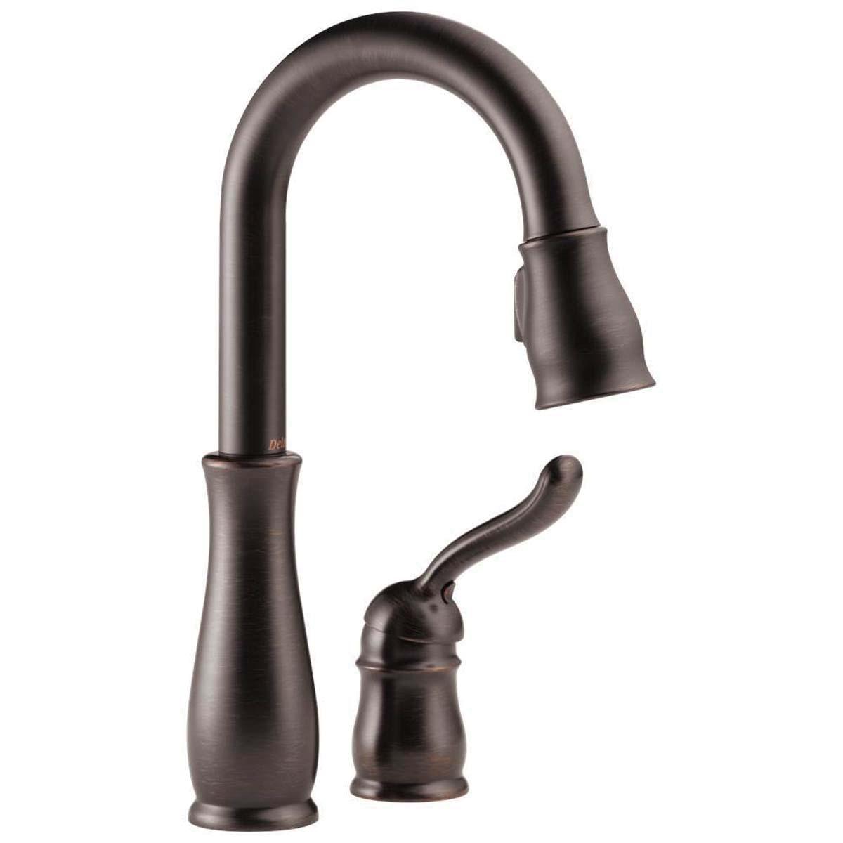 DELTA® Leland® 9978-RB-DST Bar/Prep Faucet, Deck, Pull-Down, Venetian Bronze® thumbnail 2