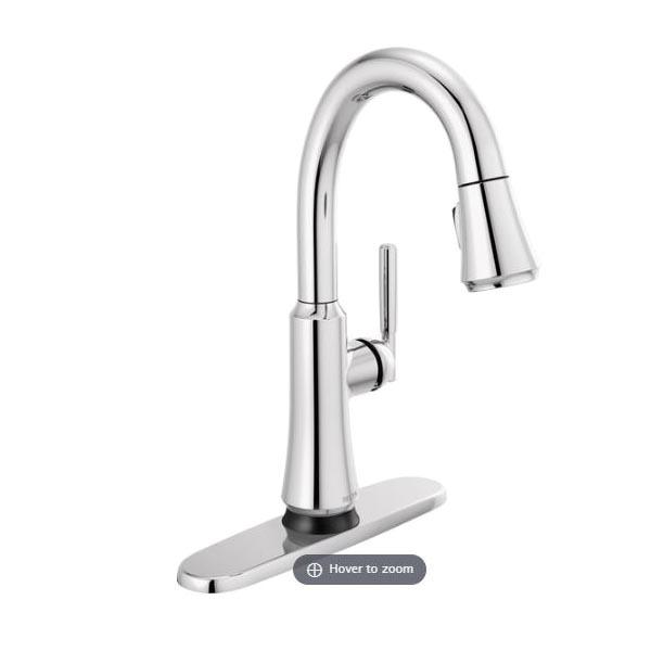 DELTA® Coranto™ 9979T-DST Bar and Prep Faucet With Touch2O® Technology, Deck, Pull-Down, Chrome