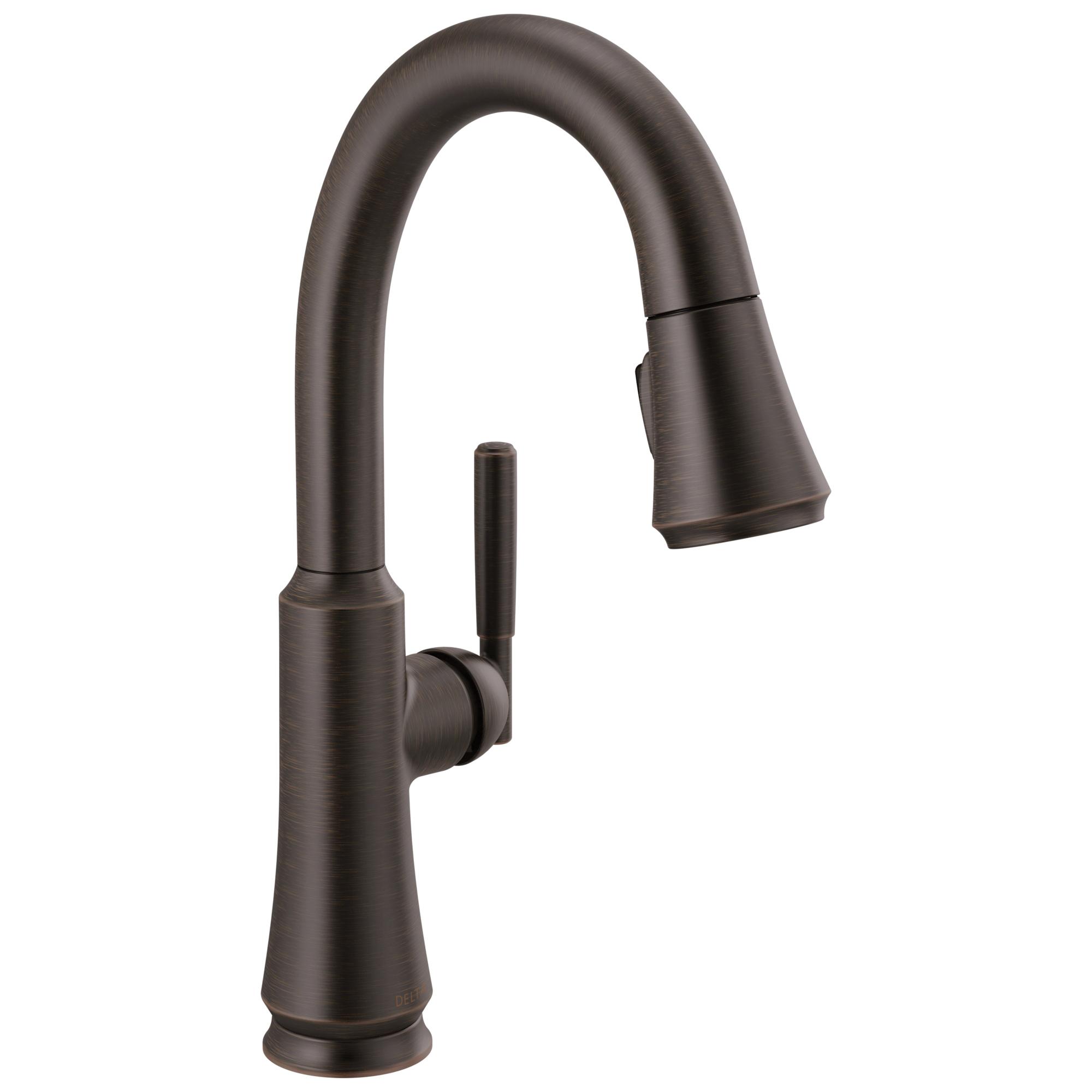 delta® 9979-RB-DST Bar/Prep Faucet, Deck, Pull-Down, Venetian Bronze®