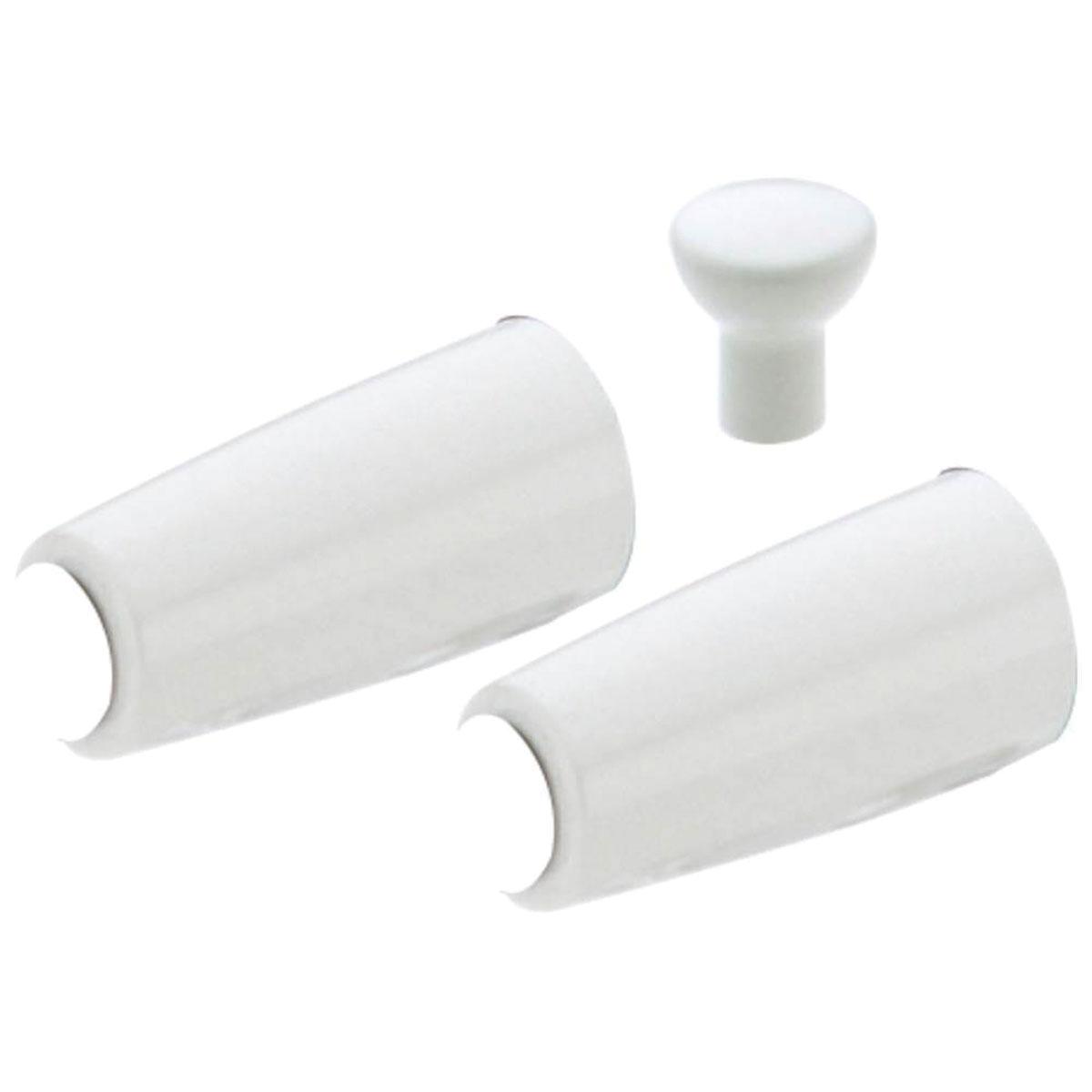 DELTA® Innovations™ Series A22WH Lever Handle Accent Set, Metal, White, White