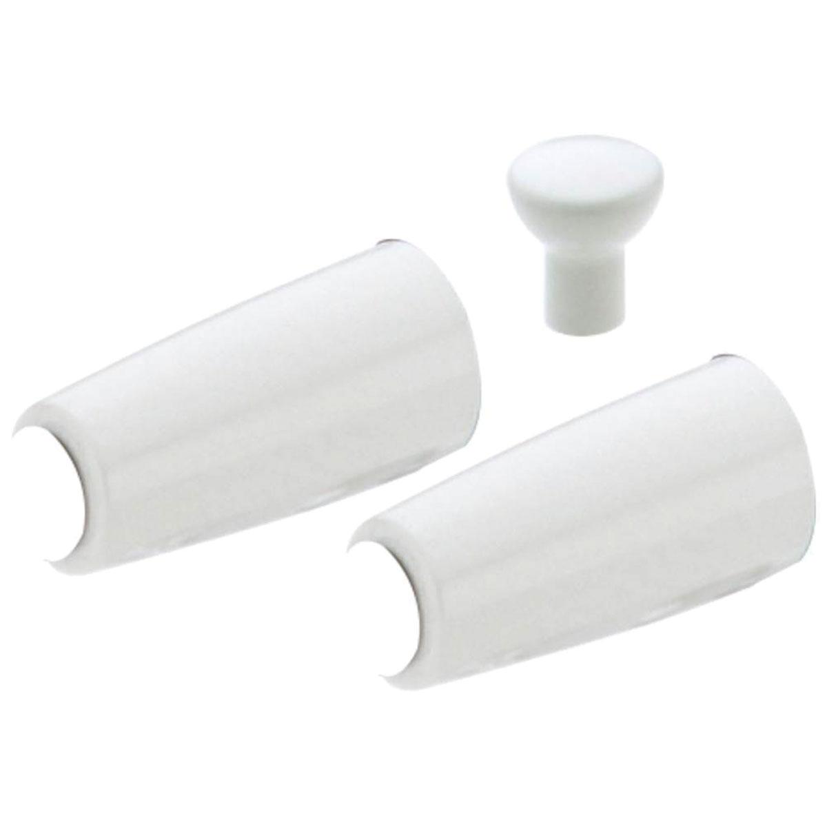 DELTA® Innovations™ Series A22WH Lever Handle Accent Set, Metal, White, White thumbnail 2