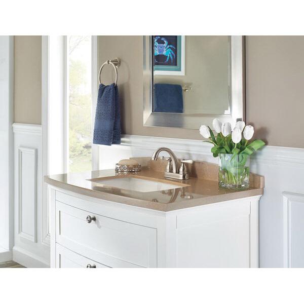DELTA® Windemere® B2596LF-SS Bathroom Faucet, 2-Handle, Deck, Centerset, Pop-Up, Stainless Steel thumbnail 2