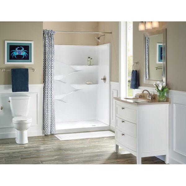 DELTA® Windemere® B2596LF-SS Bathroom Faucet, 2-Handle, Deck, Centerset, Pop-Up, Stainless Steel thumbnail 3