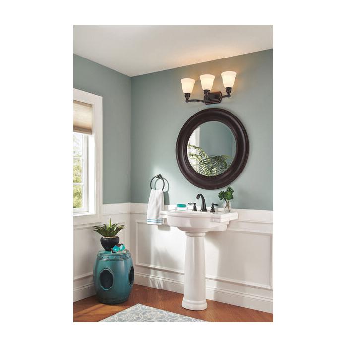 DELTA® Windemere® B3596LF-OB Bathroom Faucet, 2-Handle, Deck, Widespread, Pop-Up, Oil-Rubbed Bronze thumbnail 2