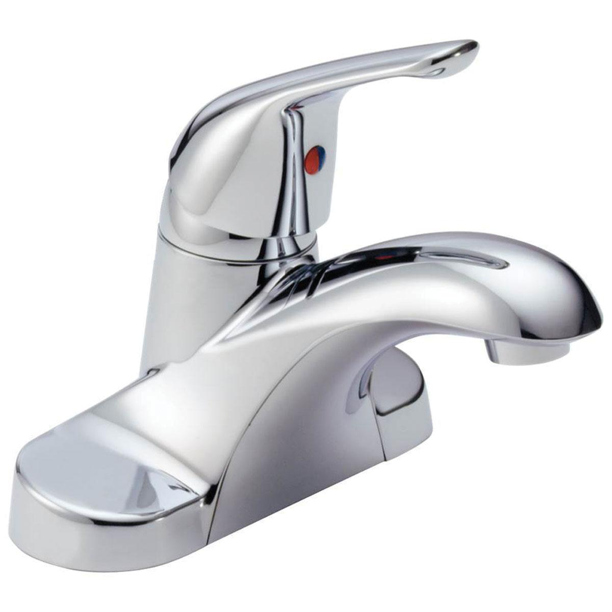 DELTA® Foundations® B501LF Lavatory Faucet, 1-Handle, Deck, Centerset, Chrome thumbnail 2