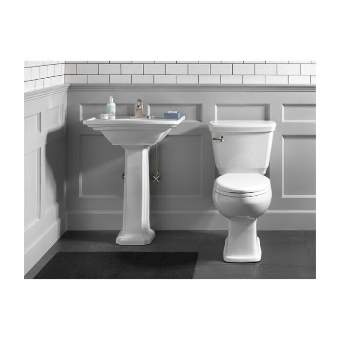 DELTA® Foundations® B510LF-SS Bathroom Faucet, 1-Handle, Deck, Centerset, Pop-Up, Stainless Steel thumbnail 2