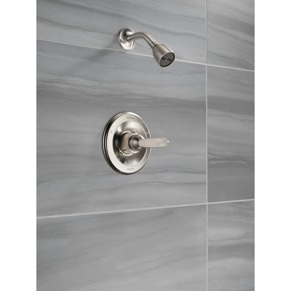 DELTA® 13 Series Foundations® BT13210-SS Shower Trim, Brass, Stainless Steel, 1-Handle -Handle, 1.75 gpm thumbnail 2
