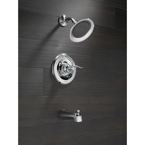 DELTA® Monitor® 14 Series Windemere® BT14496 Tub and Shower Faucet Trim, Plastic, Chrome, 1-Handle thumbnail 2