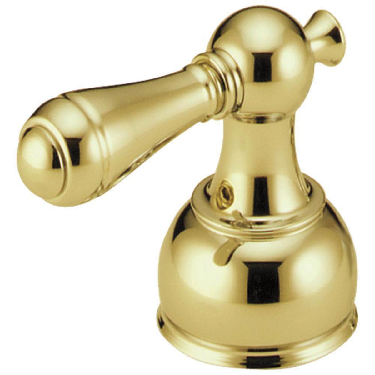 DELTA® H215PB Lever Handle Set, Metal, Brilliance® Polished Brass thumbnail 2
