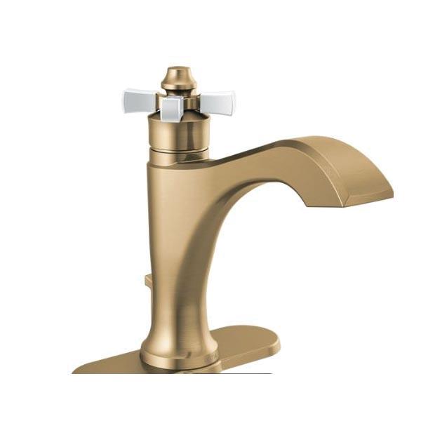 DELTA® H562GS Single Cross Handle Kit, Zinc, Bronze/Porcelain