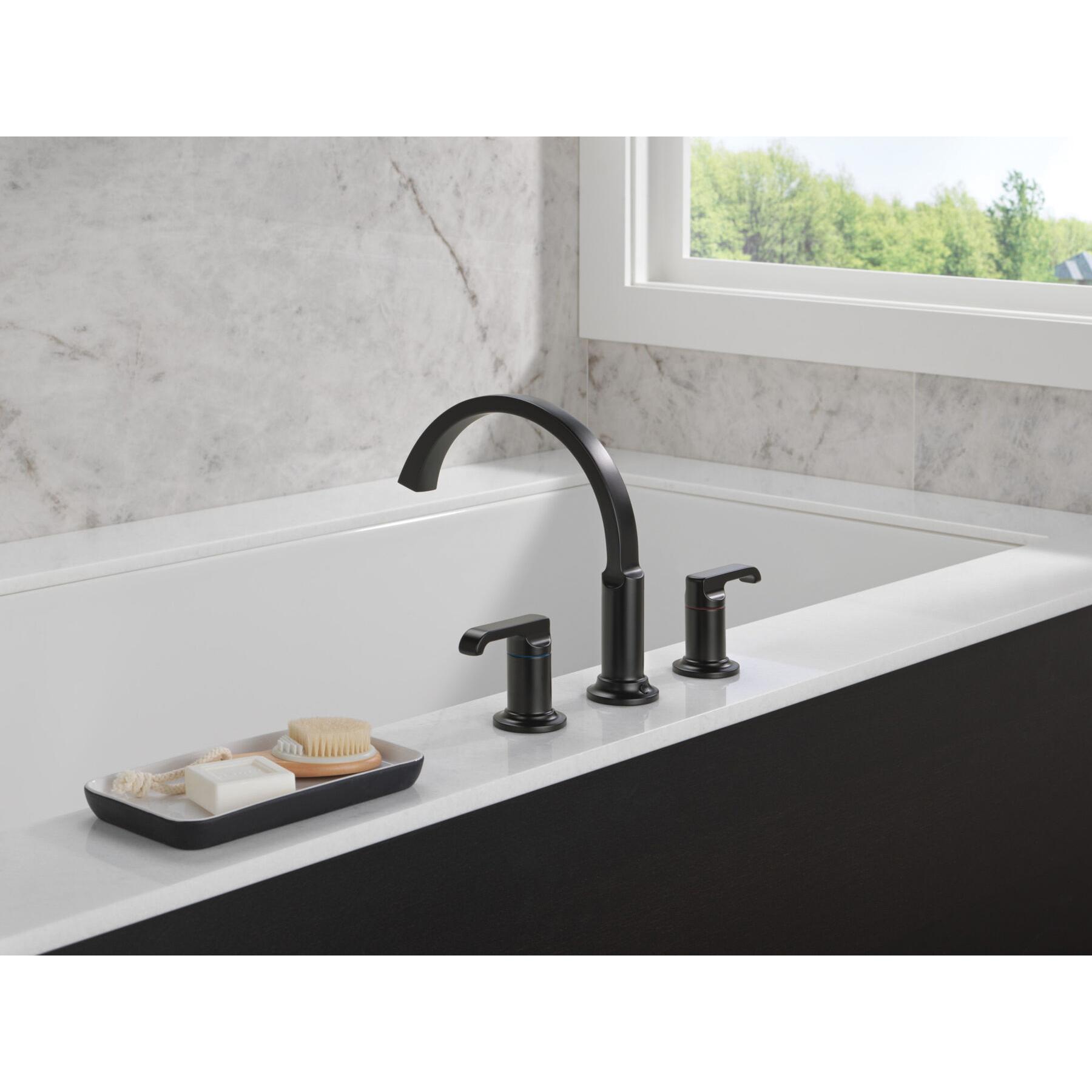 DELTA® H588BL Lever Handle, Zinc, Matte Black thumbnail 3