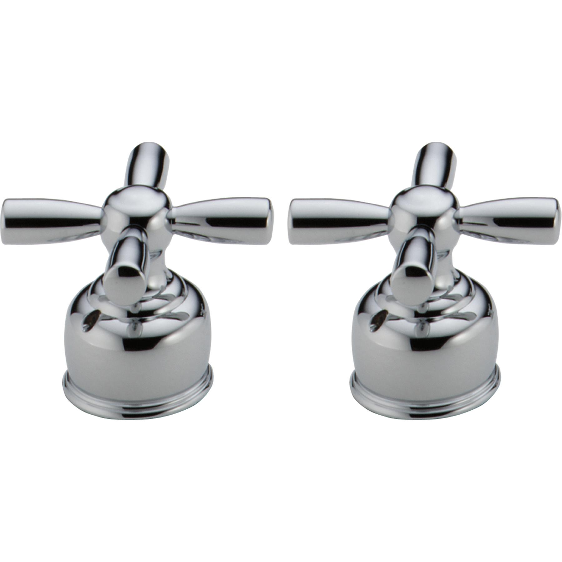 DELTA® H66 Cross Handle Set, Metal, Chrome