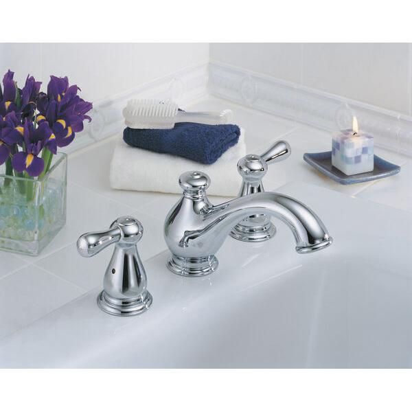 DELTA® Leland® Series H678 Lever Handle Set, Metal, Chrome