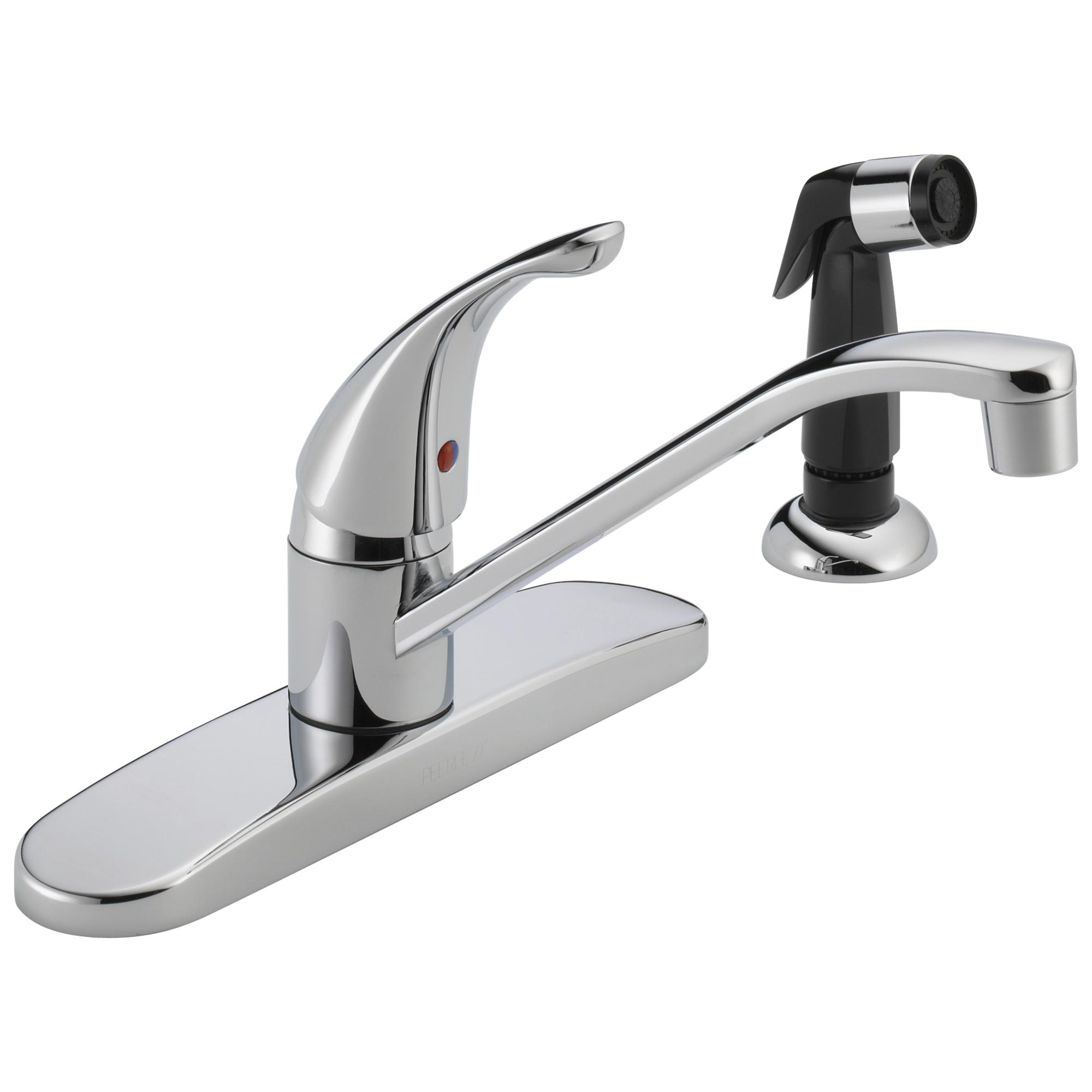 PEERLESS® Core® P115LF Kitchen Faucet, Deck, Single Handle, With Side Spray, Chrome thumbnail 3
