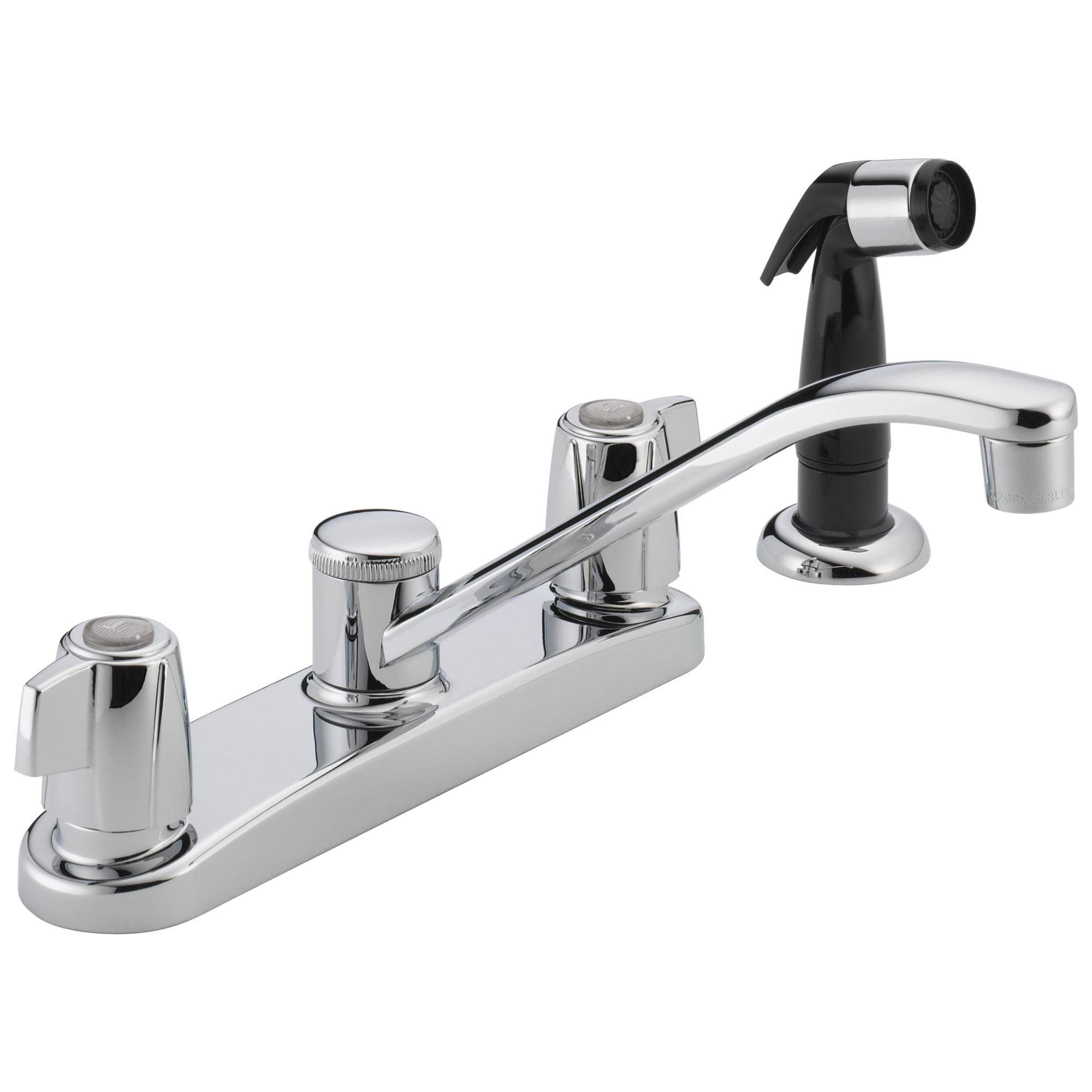 PEERLESS® Core Two Handle Kitchen Faucet with Side Spray, Chrome thumbnail 3